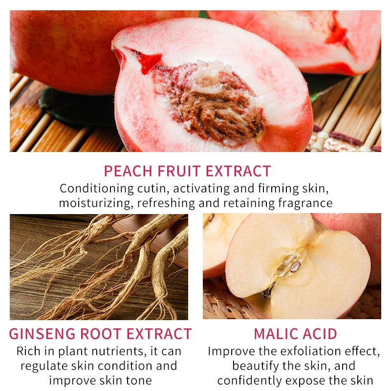 Bioaqua Peach Extract Fruit Acid Exfoliating Face Gel Cream